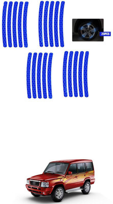 XZRTZ Plastic Car Bumper Guard(Blue, Pack of 20, Tata, Universal For Car)