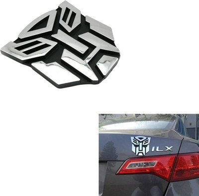 ENEMYT Emblem for Car & Bike(Silver)