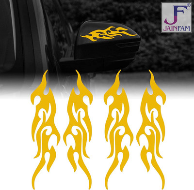 JAINFAM Sticker & Decal for Car & Bike(Yellow)
