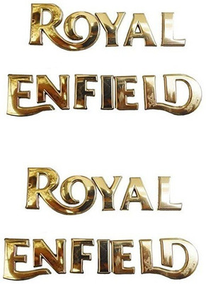 DECAL ARTISTRY Emblem for Bike(Gold)