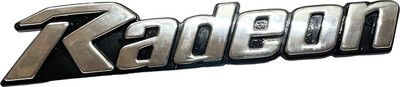 Digital Craft Emblem for Bike(Silver)