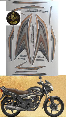 DECAL ARTISTRY Sticker & Decal for Scooter(Gold, Multicolor)