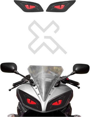 Grayfixx Sticker & Decal for Bike(Red)