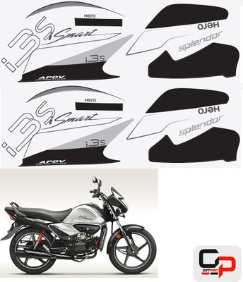 GetPro Sticker & Decal for Bike(Black)