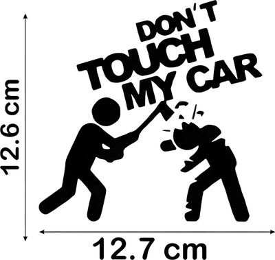 AVSARACHNA Sticker & Decal for Car(Black)