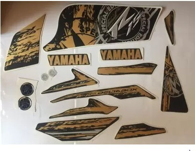 SHREE Sticker & Decal for Scooter(Gold, Silver)