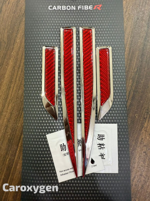 Ride2joy Sticker & Decal for Car(Red, Red)