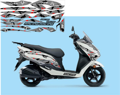 ARFAm Sticker & Decal for Scooter(Grey)