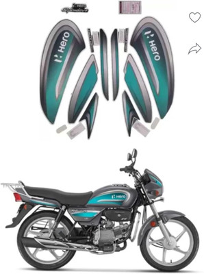 Stylemazee Sticker & Decal for Bike(Green, Grey, Multicolor)