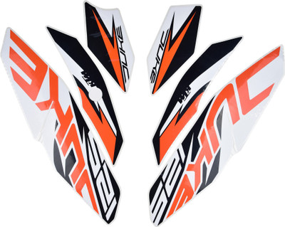Ultimate Vision Sticker & Decal for Bike(Multicolor, Black)