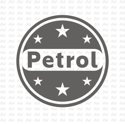 iFab Sticker & Decal for Car(Grey)