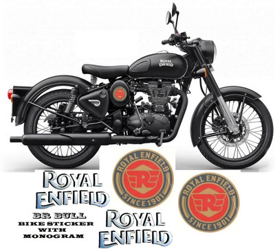 BR BULL Emblem for Bike(Silver)