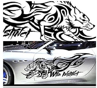 marvellous Sticker & Decal for Car(Black)