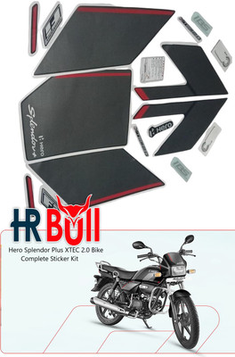 HRBull Sticker & Decal for Bike(Multicolor)