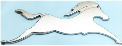 skm Emblem for Car & Bike(Silver)