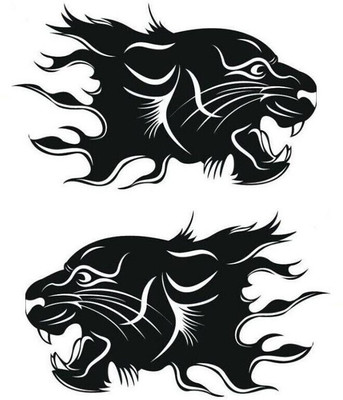 marvellous Sticker & Decal for Car(Black)