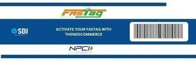 OMNIFANCEYSTORE Fastag for Car(Blue, White)