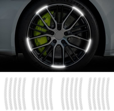 LAVITRA Sticker & Decal for Car & Bike(White)