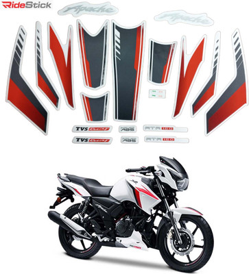 RideStick Sticker & Decal for Bike(Multicolor)