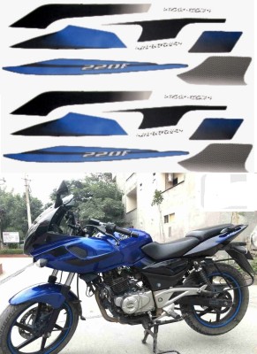 DECAL ARTISTRY Sticker & Decal for Bike(Blue)