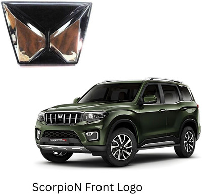 SKM SELLER Emblem for Car(Silver, Black)