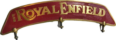 Golden Fox Emblem for Bike(Gold, Red)