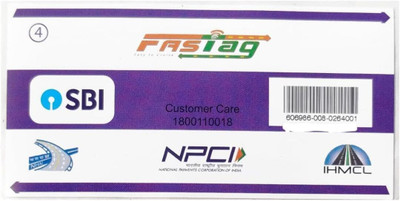 OMNIFANCYSTORE Fastag for Car(White)
