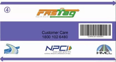 OMNIFANCEYSTORE Fastag for Car(White)