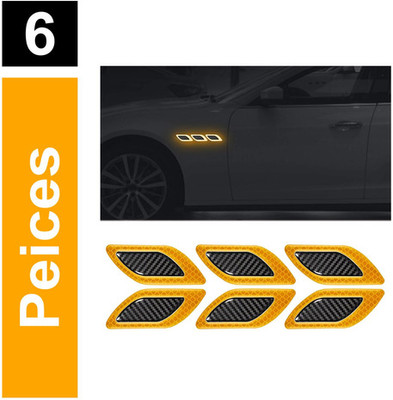 Allure Auto Sticker & Decal for Car & Bike(Orange)