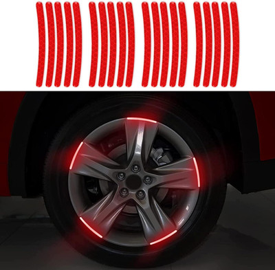aksmit Sticker & Decal for Car(Red)