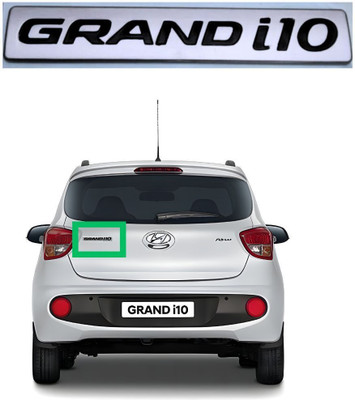 SKM SELLER Emblem for Car(Silver, Black)