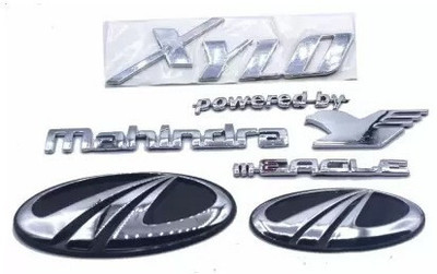 Automopix Emblem for Car(Silver)