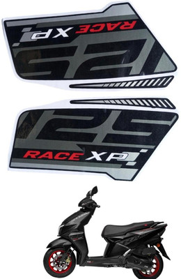 RIDERKART Sticker & Decal for Scooter(Black)