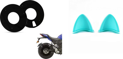 acube mart Helmet Mohawk for Bike(Blue)
