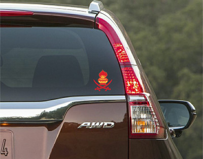 PEACOCKRIDE Sticker & Decal for Car(Multicolor)