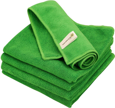 Allure Auto Fabric Vehicle Washing  Cloth(Pack Of 4)