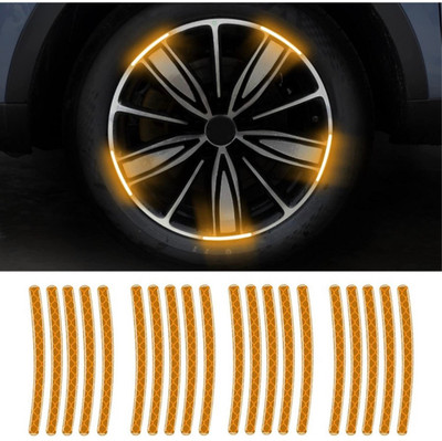 Gradepth Sticker & Decal for Car & Bike(Yellow)