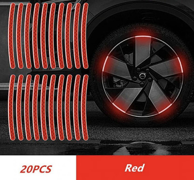 KARKEEN Sticker & Decal for Car & Bike(Red)