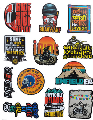 S2S Kulture Sticker & Decal for Car & Bike(Multicolor)