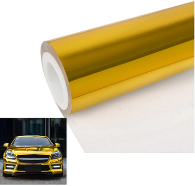 FEELPZONE Sticker & Decal for Car & Bike(Gold)