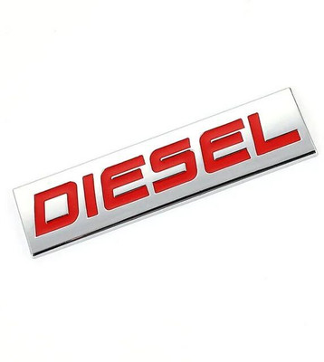 AutoBizarre Emblem for Car & Bike(Silver, Red)