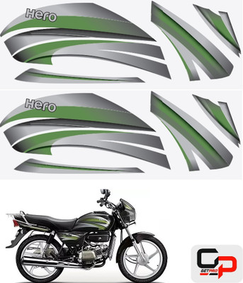 GetPro Sticker & Decal for Bike(Green)