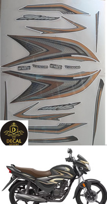 DECAL ARTISTRY Sticker & Decal for Scooter(Gold, Multicolor)
