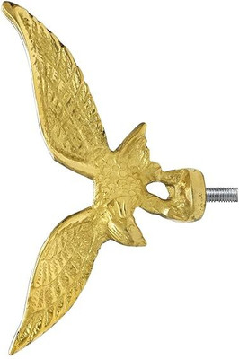 Golden Fox Emblem for Car & Bike(Gold)