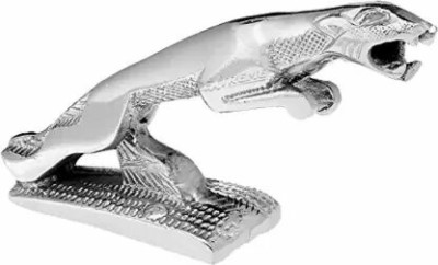 Golden Fox Emblem for Car & Bike(Silver)