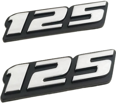 Digital Craft Emblem for Bike(Silver)