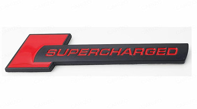 CARIZO Emblem for Car & Bike(Black, Red)