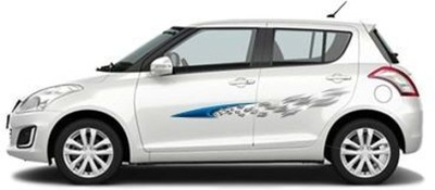 AutoDecals Sticker & Decal for Car(Blue)