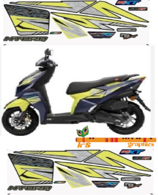 KS GRAPHIC Sticker & Decal for Scooter(Multicolor)