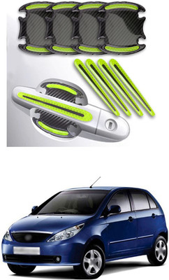 PROEDITION Plastic Car Door Guard(Black, Green, Pack of 8, Tata, Indica)